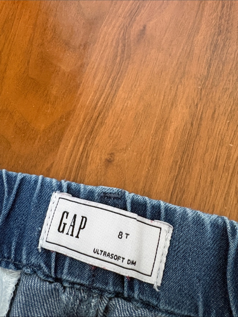 Gap 365 Trouser Wide Leg Jeans Medium Indigo Size 8 Tall - Picture 6 of 8